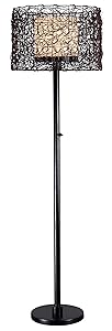 Kenroy Home 32220BRZ Tanglewood Outdoor Floor Lamp 59 Inch Height, 16 Inch Diameter Bronze