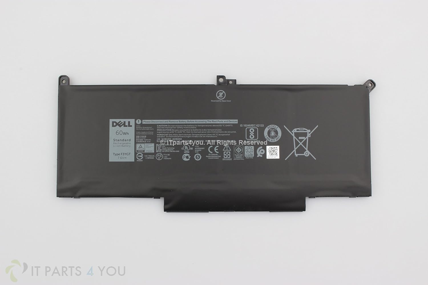 Dell DM3WC - Main Battery Pack 7.6V 7600mAh (12 warranty)