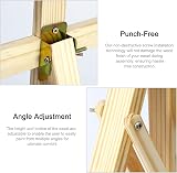 Trintion Table Easel Box Art Supplies Box Wooden Adjustable Foldable Desk Easel view 6