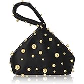 BABEYOND Clutch Purses for Women - Satin Evening Bag Triangle Purse Pearl Handbag for Wedding Prom Party