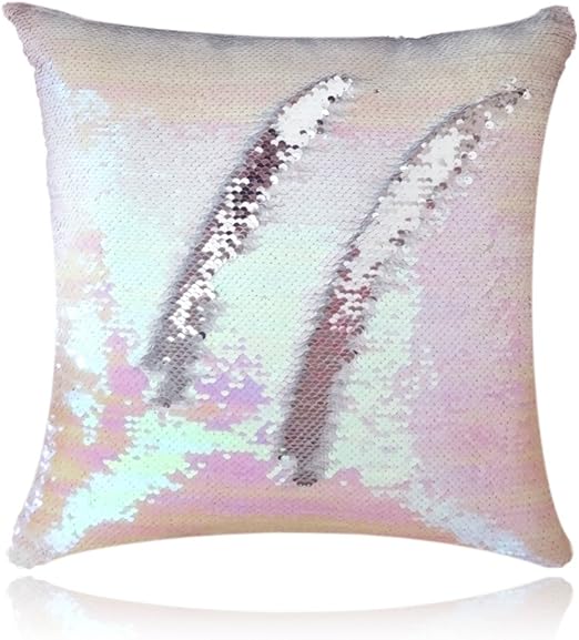 Amazon Com San Tungus 18 X 18 Inch Iridescent And Silver Sparkly