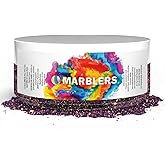 MARBLERS Purple Mica Powder [Deep Purple Pearl] 1oz (28g) | Cosmetic | Epoxy Resin Pigment | Dye | Non-Toxic, Vegan, Cruelty-Free | Lip Gloss, Nails, Body Butter, Bath Bomb, Candle & Soap Making