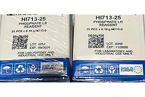 Two Pack: Hanna Instruments HI 713-25 Reagents Phosphate for HI 713 Checker HC (Total of 50 Tests) by Hanna Instruments