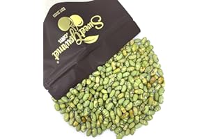 SweetGourmet Lightly Salted Dry Roasted Imported Edamame Green Soybeans | 1 Pound