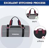 WORKPRO Tool Roll Bag 720D Multi-Purpose with 2 Detachable Pouches 6 Zipper view 5