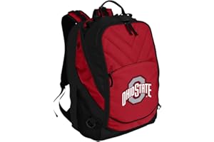 Broad Bay OSU Backpack Official Ohio State University Laptop Computer Bags (Red)