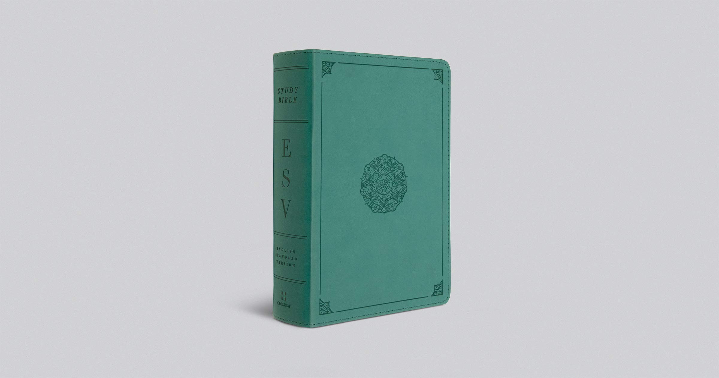 ESV Study Bible, Personal Size (TruTone, Turquoise, Emblem Design) ESV Study Bible, Personal Size (TruTone, Turquoise, Emblem Design) ESV Study Bible, Personal Size (TruTone, Turquoise, Emblem Design) Imitation Leather