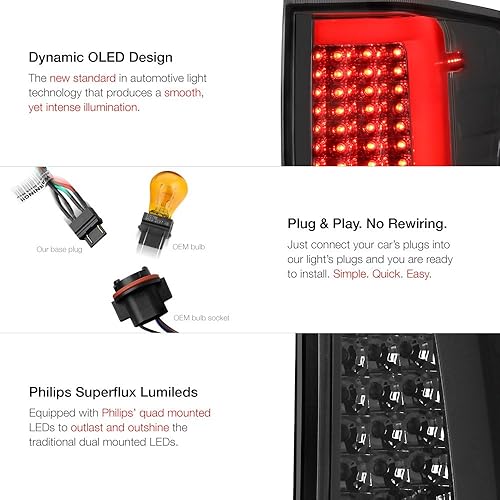 2004 Nissan Titan Passenger Side Tail Light For 2004-2015 Nissan Titan - Halogen, Includes Bulb, NI2801161 Nissan Titan Headlight - Foto 7