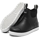 Kids Deck Boots,Waterproof Ankle Rain Boots for Boys and Girls Non-Slip High-Performance Rubber Boots Water Shoes Child Chelsea Booties for Fishing, Boating, Camping, Farming,Garden, School Play