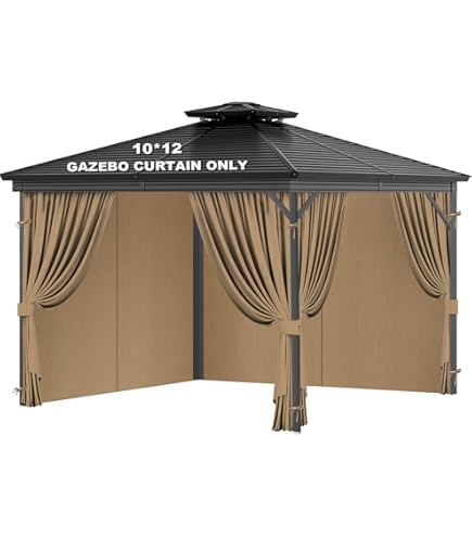 Amazon.com : Tngan Gazebo Universal Replacement Privacy Curtain