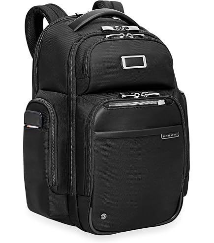 Briggs & Riley Traveler Backpack - Carry On Travel Backpack for Women & Men, Personal Item Travel Bag, Lightweight & Durable, Padded Straps, Fits up to 15
