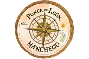 PONCE DE LEON EDUPET Manchego DOP 6 Month Wheel (7 LBS Approx)