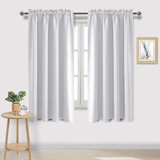 Amazon Com Dwcn White Room Darkening Blackout Curtains Thermal