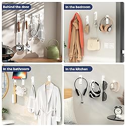 Self Adhesive Wall Hooks for Hanging: Stick-On