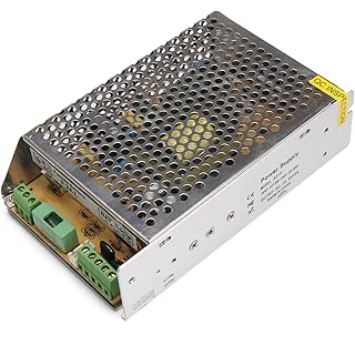 DROK 110V 220V UPS Battery Backup Uninterruptible Switching Power Supply 12V 120W 110V-240V to 13.5V DC 50/60Hz with Battery Interface for Charging