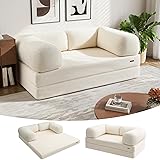 COMAX Folding Sofa Bed Queen, 4-in-1 Foldable Floor