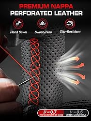 Carbon Fiber Steering Wheel With Black Perforated