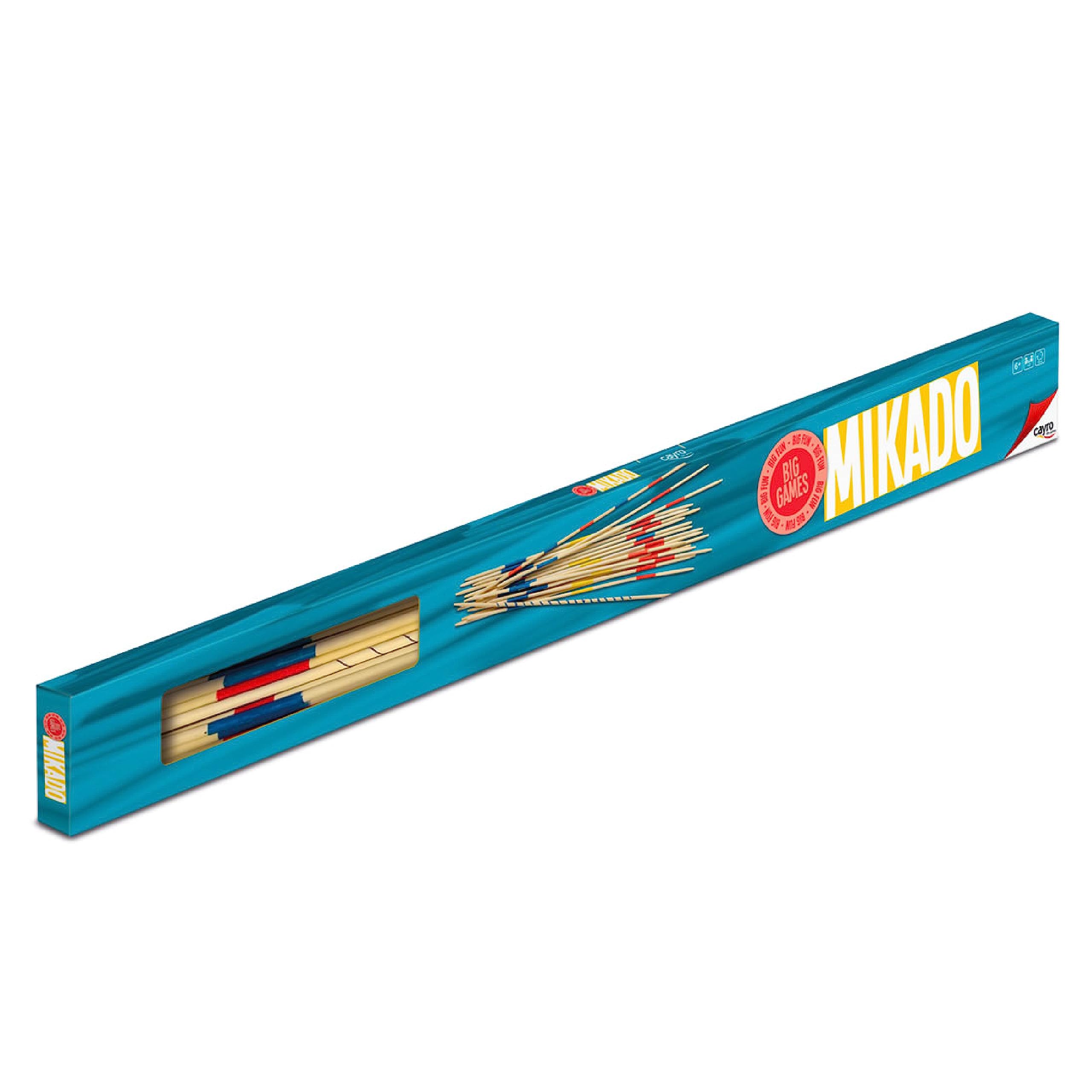Cayro - Giant Mikado Set - 26 Pieces - Ideal for Outdoor Play - Wooden Pieces for All Ages - Carry Bag Included - Focus & Skill