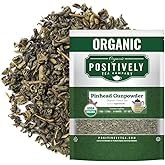 Organic Positively Tea Company, Pinhead Gunpowder Green Tea, Loose Leaf, 16 Ounce