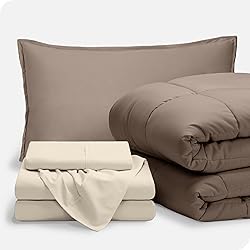 Bare Home Bed-in-A-Bag 5 Piece Comforter & Sheet