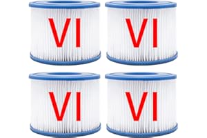 CYXG Type Ⅵ Hot Tub Spa Filter Compatible with Lay-Z-Spa, Coleman SaluSpa 90352E 58323 90427E, Inflatable Hot Tub Filters Replacement, Swimming Pool Pump Filter Type Ⅵ Cartridge