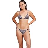 Gottex Luma Retro Touch Women's Triangle Bikini Swim Top - Removable Soft Cups Adjustable Straps and Front & Back Lining