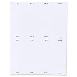 Printable Raffle and Event Tickets (Numbered) - 50