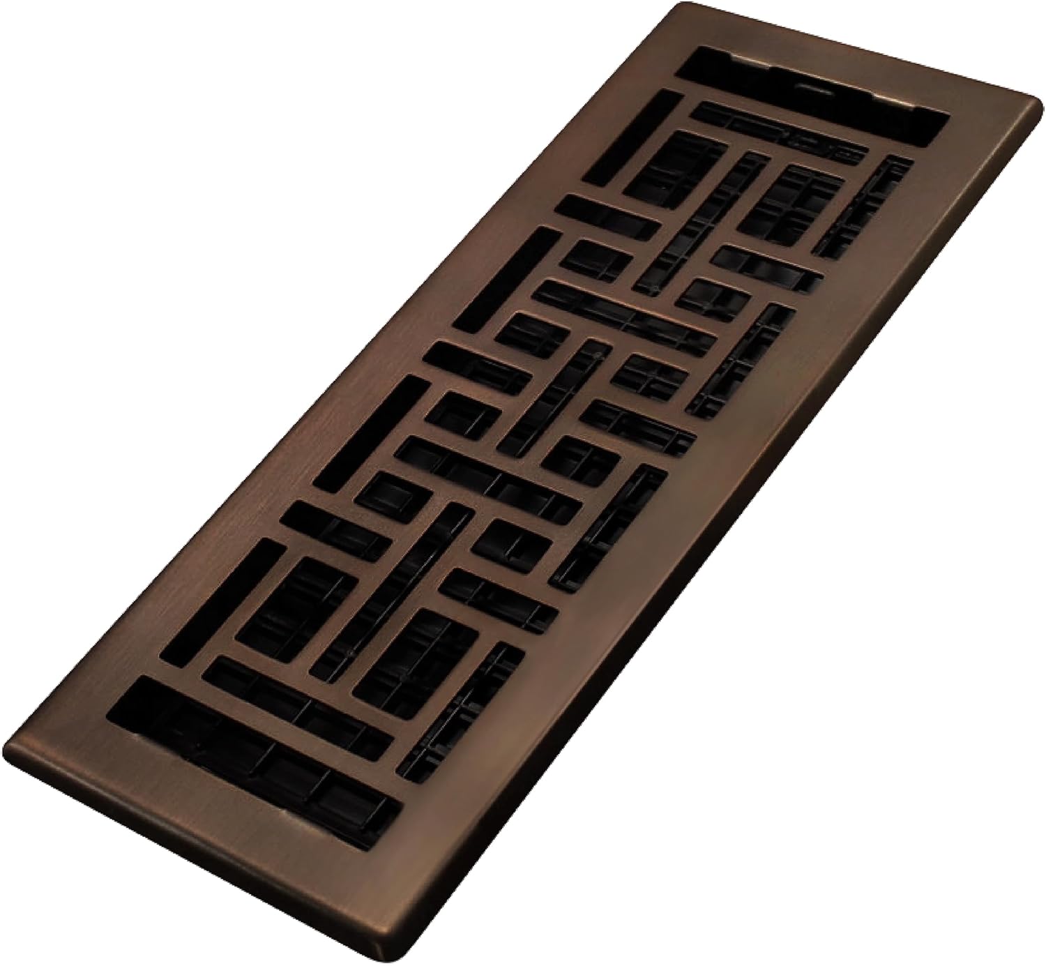 Registers, Grilles & Vents - Decor Grates AJH412-RB Oriental Floor Register, 4x12 Inches, Rubbed Bronze Finish