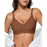 Womens Wireless Jelly Bras Seamless Bra No Underwire Full Coverage Padded Bralette Comfortable Everyday Bras