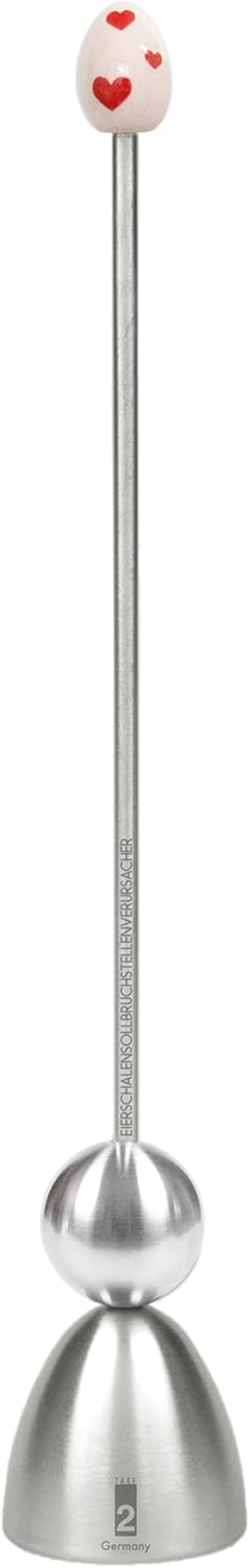 Take2 Clack Eierköpfer, Edelstahl, Mehrfarbig, 24 x 4 x 24 cm, 1 Einheiten