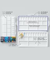 Liquidraw 42 Well Plastic Paint Palette | Air Tight & Easy Clean view 2