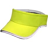 Headsweats mens Lightweight Performance Running Reflective for Men and Women Visor, Hi Viz Yellow, One Size US