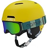 Giro Crue Kids Snow Helmet Goggle Combo - (Combo) Namuk Sunflower - Size X-Small