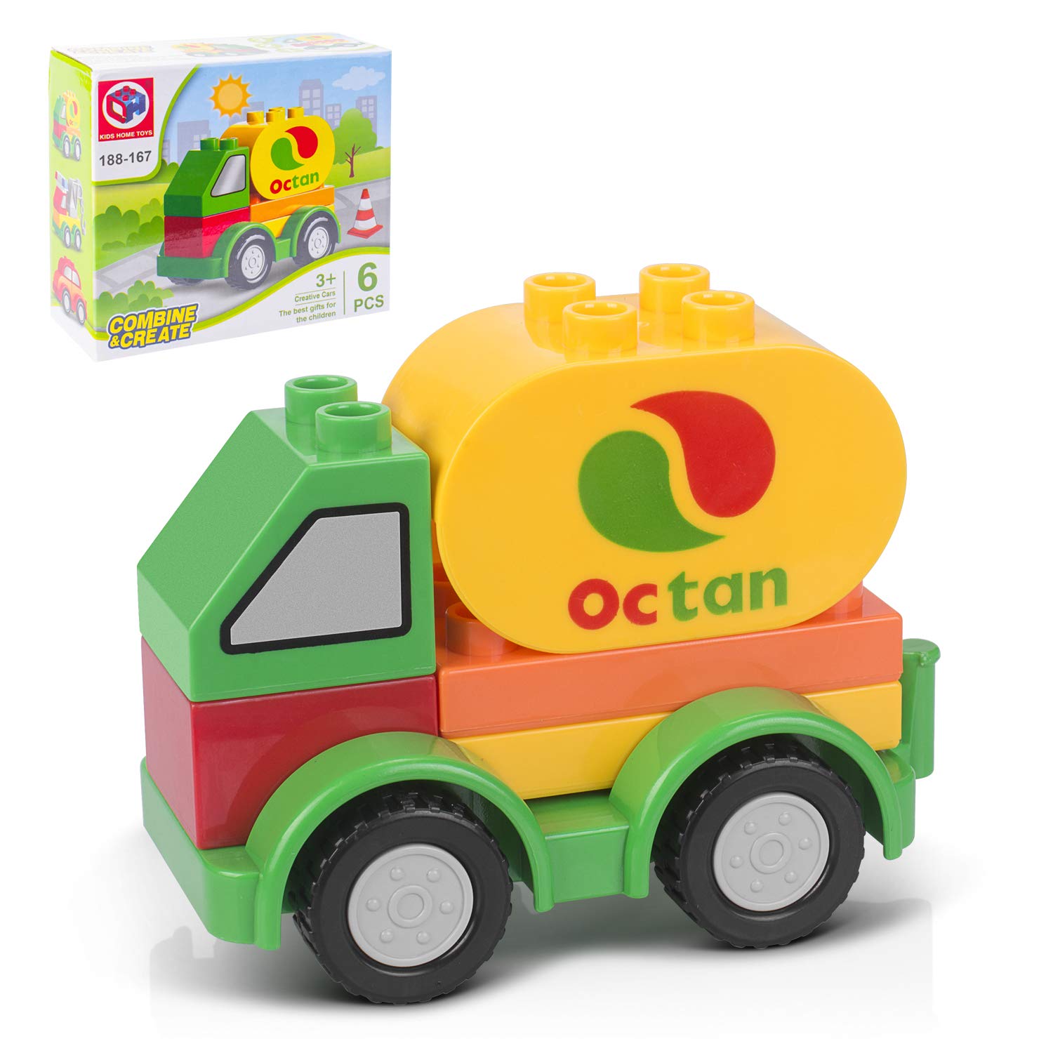 Vehicles Sets Building Blocks For Kids Construction Educational Toys Carsstem Learning Take Apart Toys Building Bricks Push And Go Toy For Toddlers