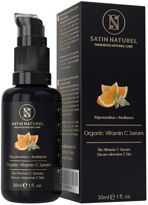 EINFÜHRUNGSANGEBOT - BIO Vitamin C Serum Vegan & Hochdosiert - 25% Vitamin C 2-Fach Liefersystem mit Hyaluronsäure & Vitamin 