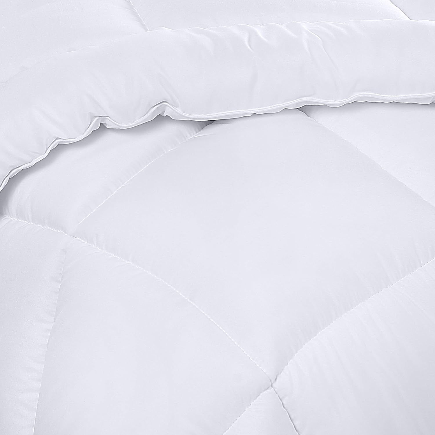 Utopia Bedding 3 Piece Comforter Set (Queen/Full, White) with 2 Pillow Shams - Luxurious Brushed Microfiber - Down Alternative Comforter - Soft and Comfortable - Machine Washable: Home & Kitchen
