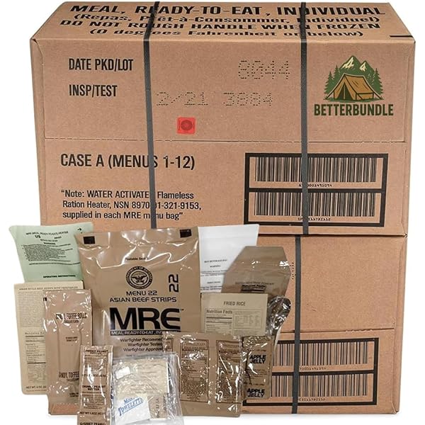 Ready-to-eat Meals 24 US Military MRE Meals Ready To Eat | 2021 ...