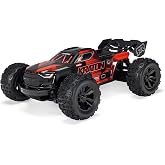 ARRMA 1/16 Mini Kraton 3S DSC 4X4 RTR Brushless RC Speed Truck, Black/Red | RC Car, Battery and Charger Not Included ARA2508T1