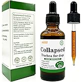 Collapsed Trachea Support for Dogs, Herbal Extract Supplement Soothe Cough &amp; Throat Discomfort with Mullein, Slippery Elm and Olive Leaf, Glass Bottle with Precision Dropper, 1.7 oz