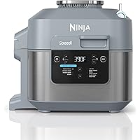 Ninja SF300C Speedi Rapid Cooker & Air Fryer, 6-Quart Capacity, 10-in-1 Functions to Bake, Roast, Sear, Sauté, Slow Cook, Sou