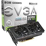 EVGA GeForce GTX 750 Ti FTW DVI-I/HDMI/Display Port GDDR5 Graphics Card with ACX Cooling 02G-P4-3757-KR