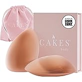 CAKES Body® grippy (Non-Adhesive) Triangle Nipple Covers for Women - Silicone Nipple Covers with Travel Pouch