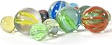 KandyToys SupeRetro 160 Piece Glass Marbles in Vintage Storage Tin view 2