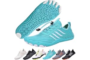 ELETON 2025 Hiking Barefoot Shoes for Women Men, Grounded Footwear Non-Slip Water Shoes Unisex, Quickdry Wide Toe Barefoot Sneakers Lightweight Breathable Running Biking Swim River