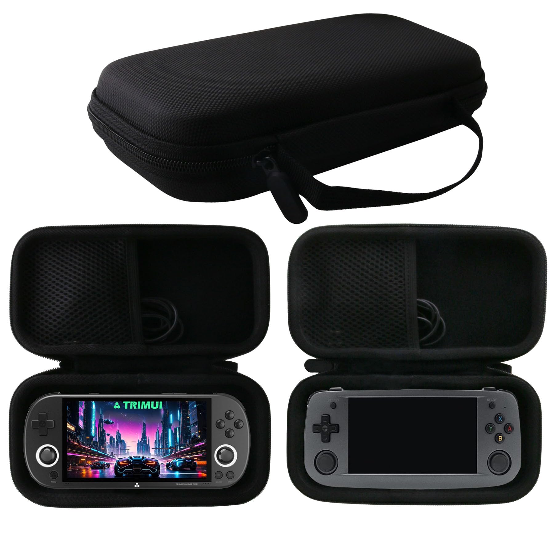 WERJIA Hard Carrying Case for Trimui Smart Pro/RG503 Handheld Game Storage Suitcase