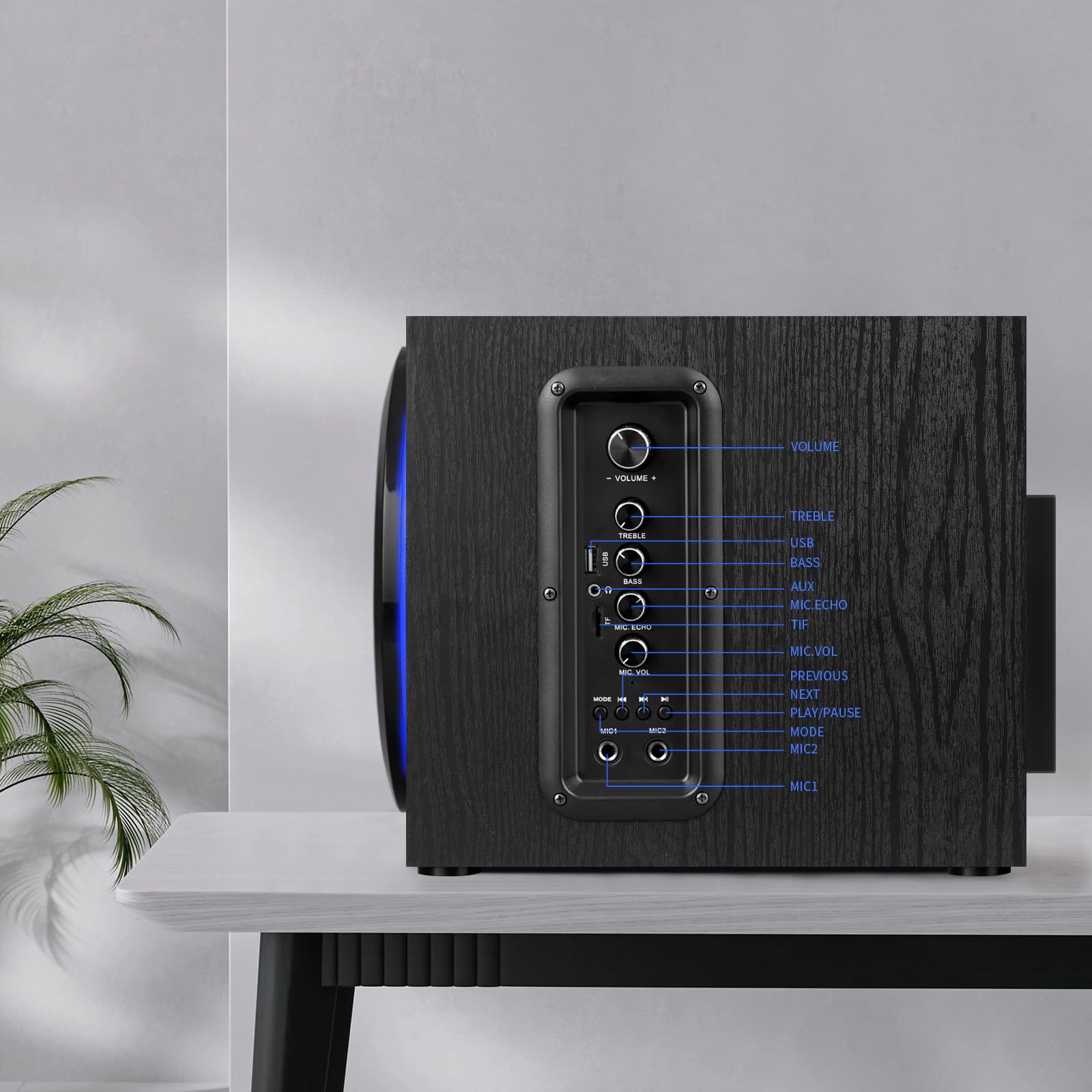 WMQ 5.1 Surround Sound Speaker System with 6.5