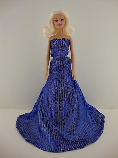 barbie in blue dress