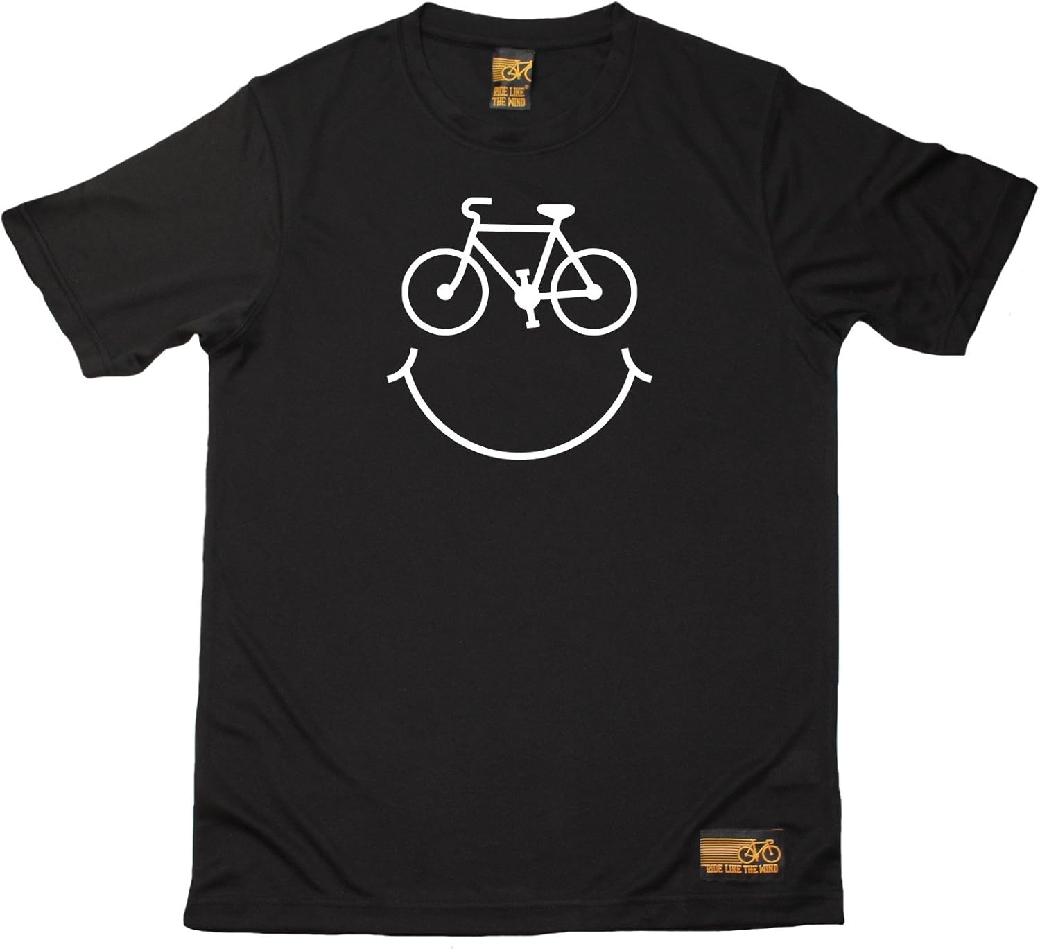 Men's Cycling Bicycle Smile Face Premium Dry Fit Breathable Sports TShirt Amazon.co.uk