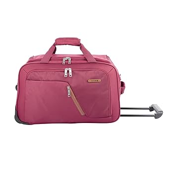 Safari Polyester Small Soft Sided Duffel Bag, 55cm(Red, GRADIENT-RDFL-55-RED)
