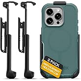 Encased Replacement Belt Clip Holster for iPhone 16 Pro Max (6.9") Otterbox Defender Series (2-Pack)